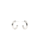 Julie Vos Havana Hoop Earrings - Silver - Thumbnail 1