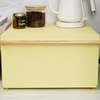 Yamazaki Home Bread Box - Steel + Wood - Yellow Pear - Thumbnail 6