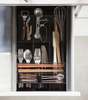 Yamazaki Home Expandable Cutlery Organizer - White/Black - Thumbnail 7