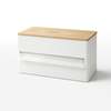 Yamazaki Home Paper Towel Dispenser - Steel + Wood - Thumbnail 1