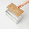 Yamazaki Home Paper Towel Dispenser - Steel + Wood - Thumbnail 3