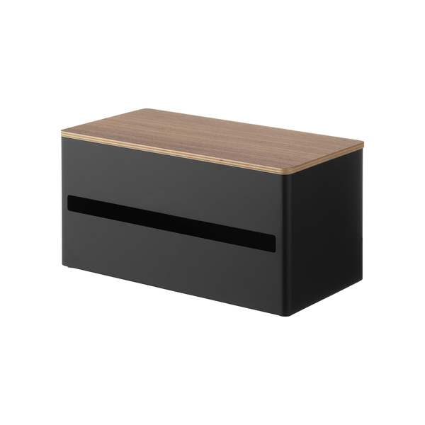 Yamazaki Home Paper Towel Dispenser - Steel + Wood