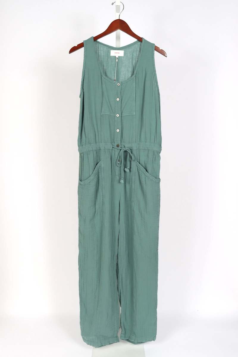 Sage Green Bridesmaid Dress Chiffon Jumpsuit One Shoulder