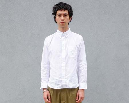 Steven Alan Washed Poplin Shirt - Kaitoke Green | Garmentory