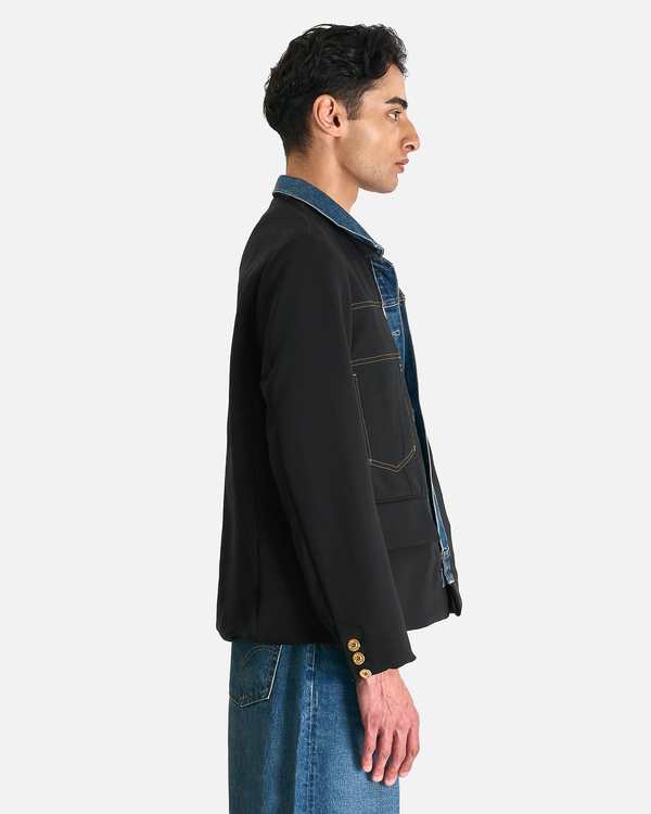 sacai Levi's Denim x Matelasse Twill Reversible Blouson | Garmentory
