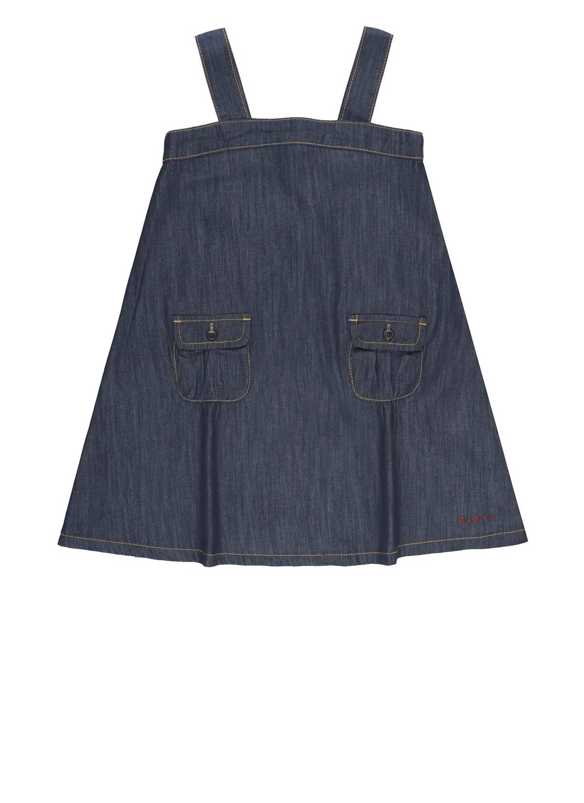 【関税＆送料込み】Marni Light Blue Cotton Mini Dress Women's Dresses | Official Online Store | Marni