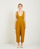 Mes Demoiselles RAPHIA BUTTON FRONT JUMPSUIT - KHAKI - Thumbnail 1