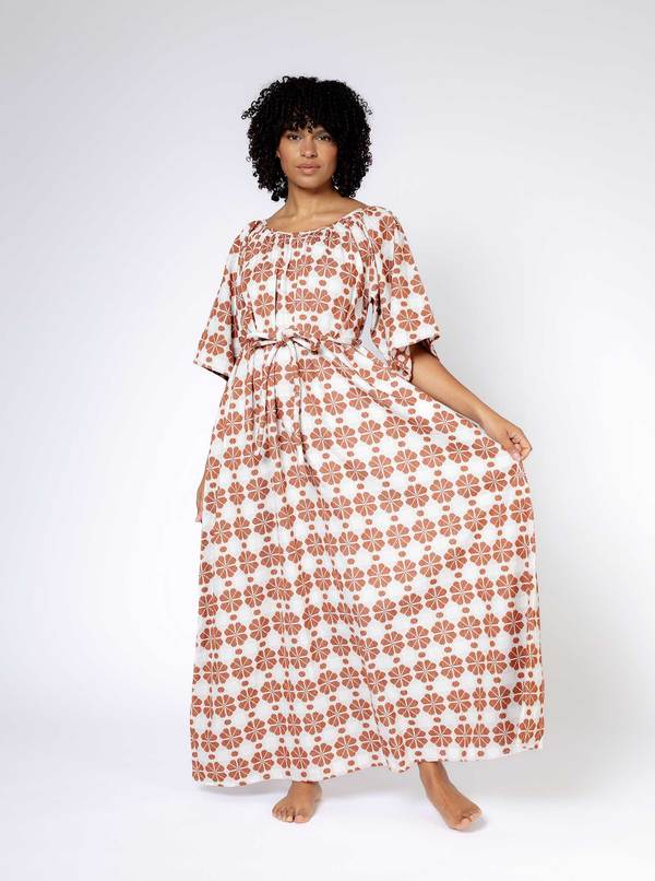 knee length dresses for ladies Asha Long Dress  Boamar Internacional