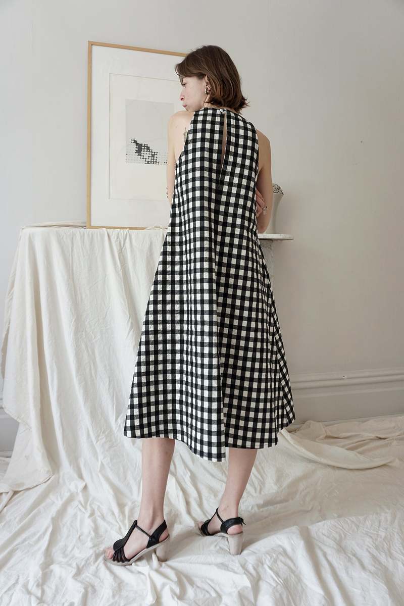 Ursa Minor Willa Dress - Black Gingham