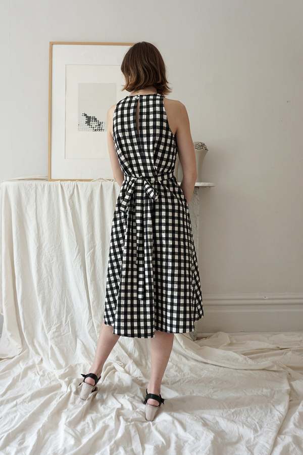 Ursa Minor Willa Dress - Black Gingham