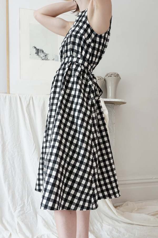Ursa Minor Willa Dress - Black Gingham