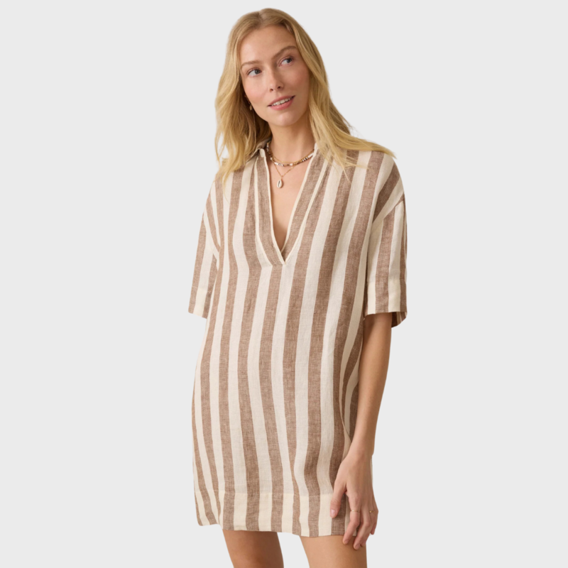 Faherty Dara Mini Dress - Cocoa Beach | Garmentory