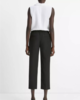 VINCE Mid Rise Utility Tab Easy Pull On Pant - Black - Thumbnail 4