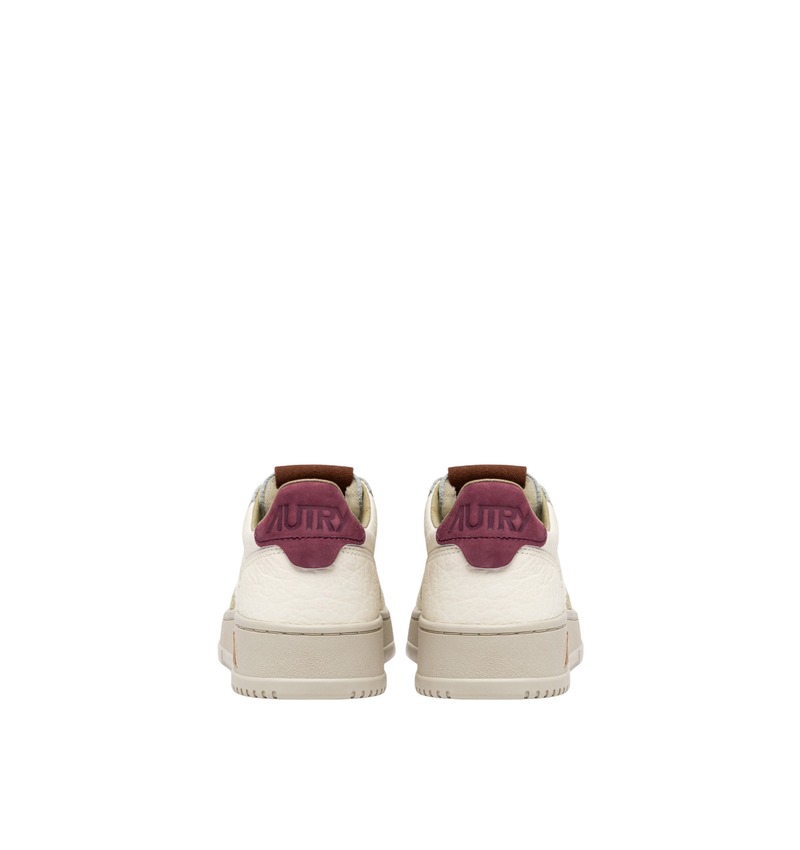 Autry Medalist Low NBK ELE Suede Sneakers - BRG BRN Autry Medalist Low NBK ELE Suede Sneakers - BRG BRN