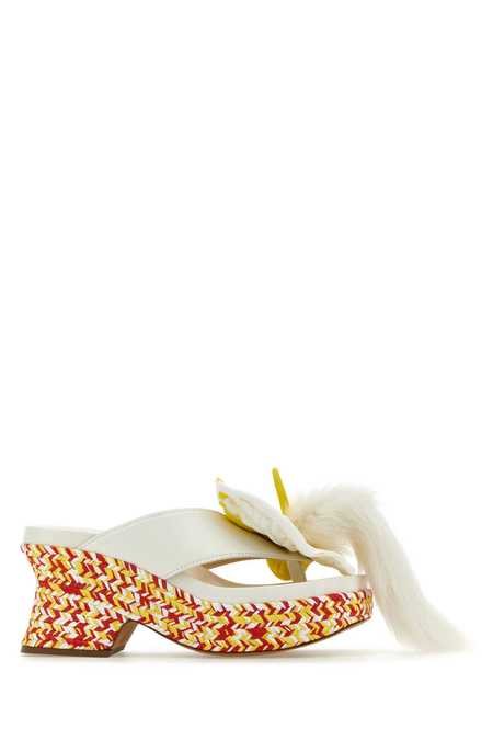 LOEWE Petal Mules - Silver | Garmentory