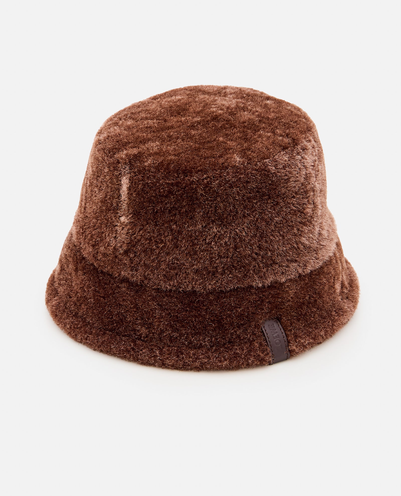 ハット LOEWE SHEARLING BUCKET HAT Loewe Logo shearling bucket hat Loewe