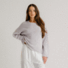 SABLYN Alston Boyfriend Crewneck Sweater - Skye - Thumbnail 1