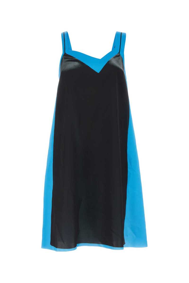ワンピース LOEWE Printed Tech Fabric Mini Dress LOEWE Printed Tech Fabric Mini Dress - Blackblue | Garmentory