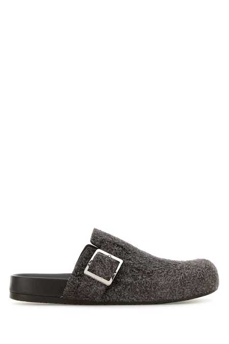 LOEWE Fluo Pink Eco Shearling Slippers - Fluo Pink | Garmentory