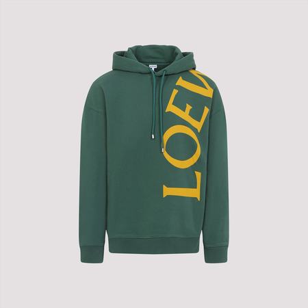 Loewe Anagram Patch Pocket Hoodie - Rolling Hills Green
