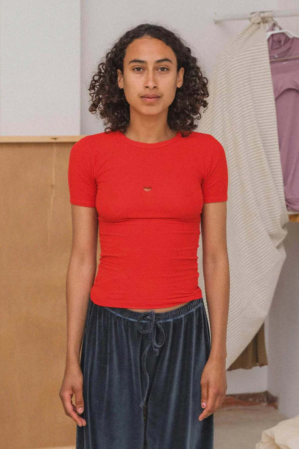 Baserange Heart Tee - My Red | Garmentory