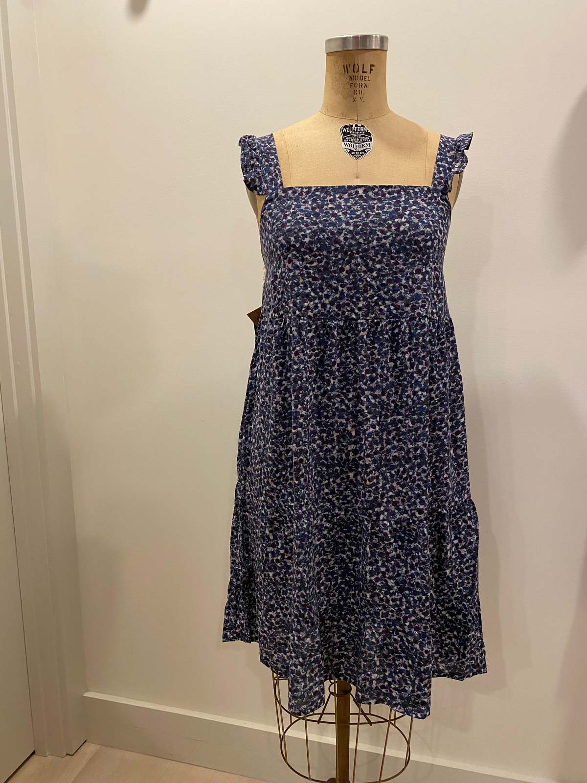 Conrado Posey Ruffled Sleeved Tiered Mini Boho Dress - Image 5 of 8