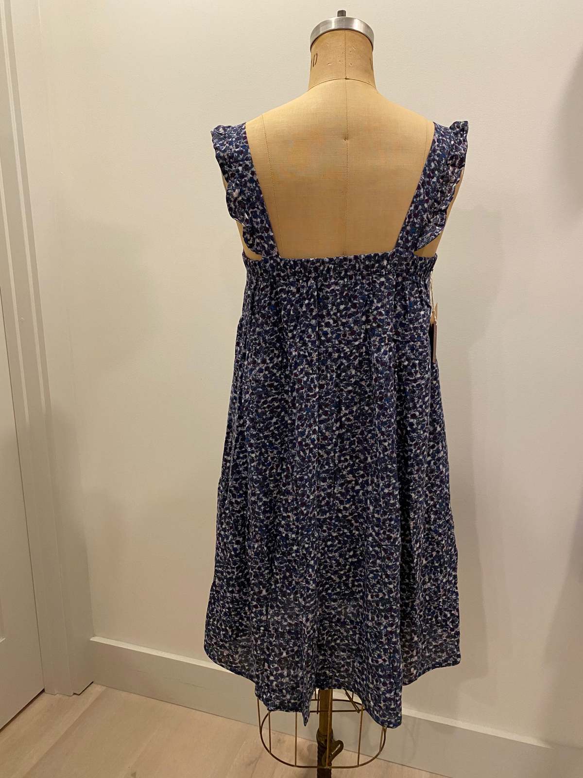 Conrado Posey Ruffled Sleeved Tiered Mini Boho Dress - Image 7 of 8