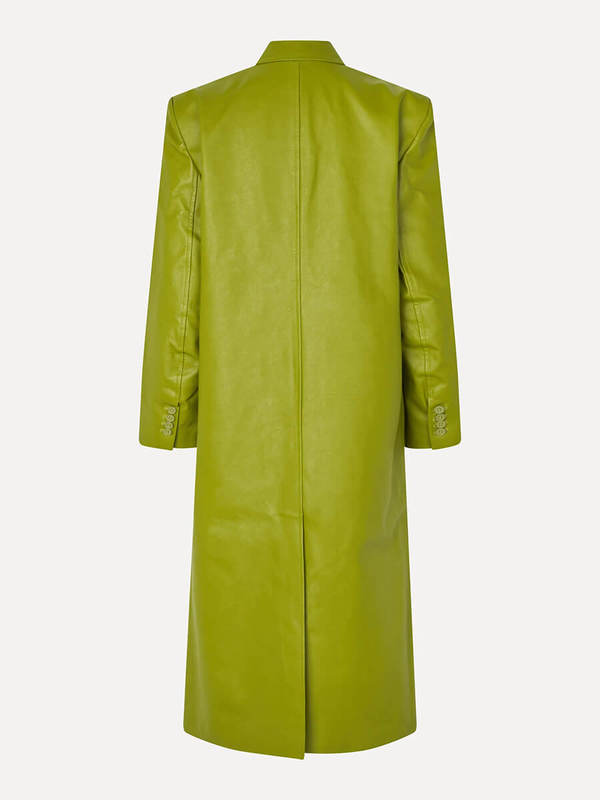 Stine Goya Long Single Breasted Coat - Woodbine | Garmentory
