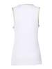 Fabiana Filippi Ribbed Jersey Tank Top With Satin Finishing - White - Thumbnail 2