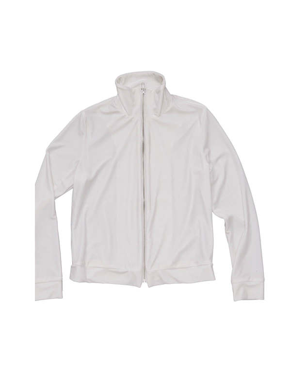 Simone Wild Velvet Zip Jacket - Bone
