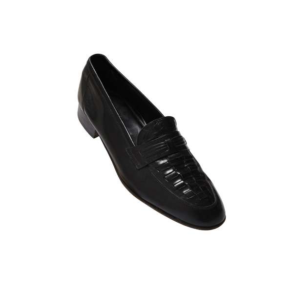 Florsheim (USA) 70s, Woven Vamp, Penny Strap, Corporate Casual Transition Amazon.com | Florsheim Rucci Weave Moc Toe Penny Loafer  main image 2