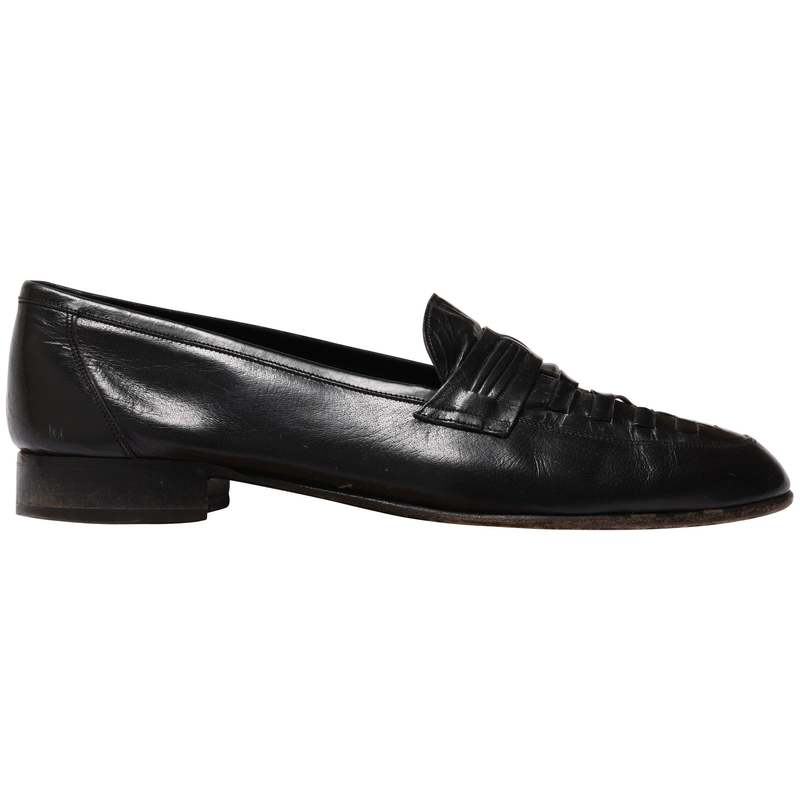 Florsheim (USA) 70s, Woven Vamp, Penny Strap, Corporate Casual Transition Amazon.com | Florsheim Rucci Weave Moc Toe Penny Loafer  main image 3