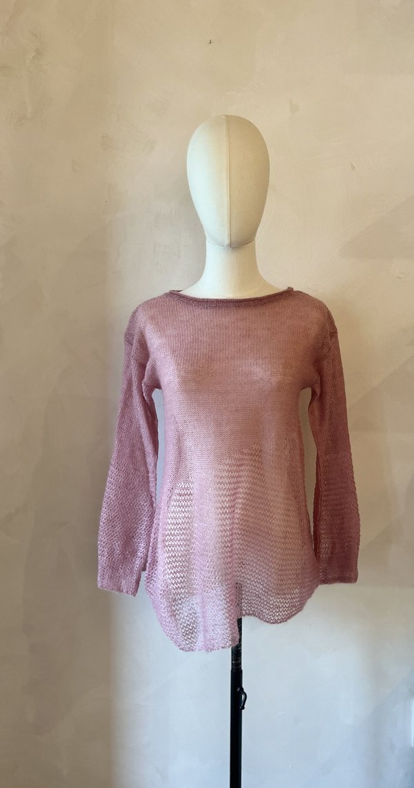 Hand-Knitted Kid Mohair Blend Tunic Hand-Knitted Kid Mohair Blend Tunic