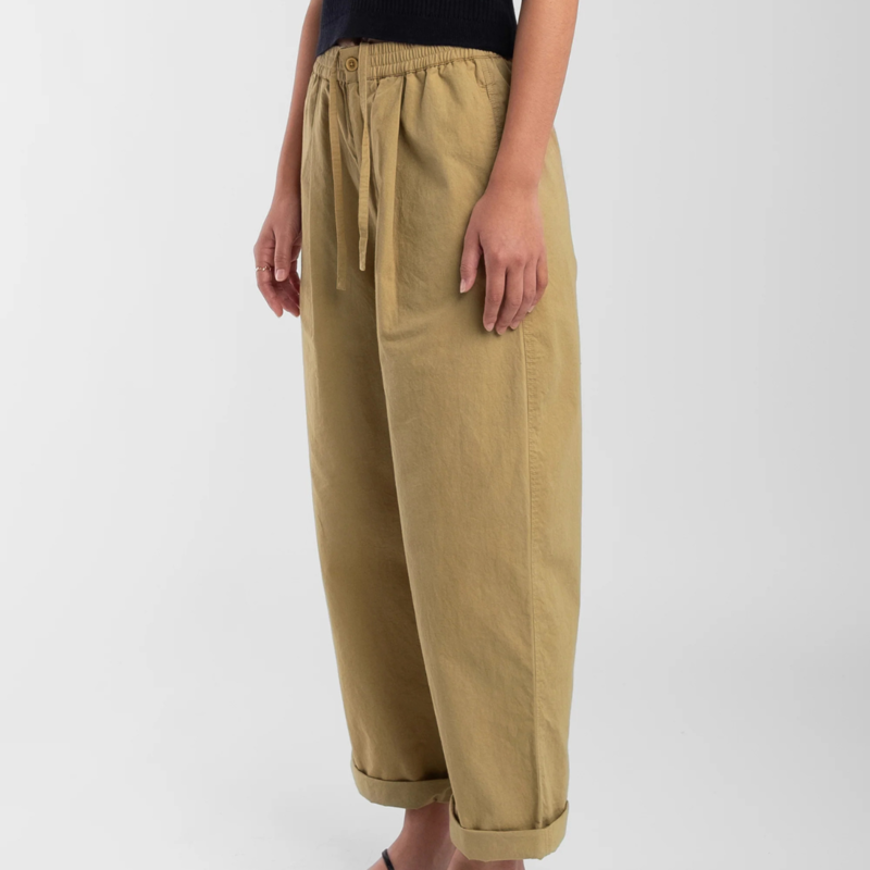 Micaela Greg Tie Trouser Trousers - Ochre Micaela Greg Tie Trouser Trousers - Ochre