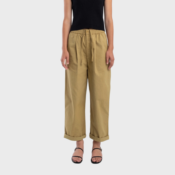 Micaela Greg Tie Trouser Trousers - Ochre Micaela Greg Tie Trouser Trousers - Ochre