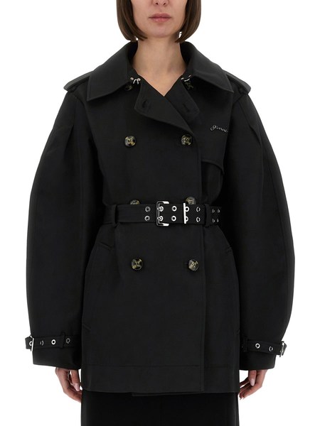 【関税＆送料込み】Ganni Trench Midi Boa Beige Heavy Twill Midi Trench Coat | GANNI US