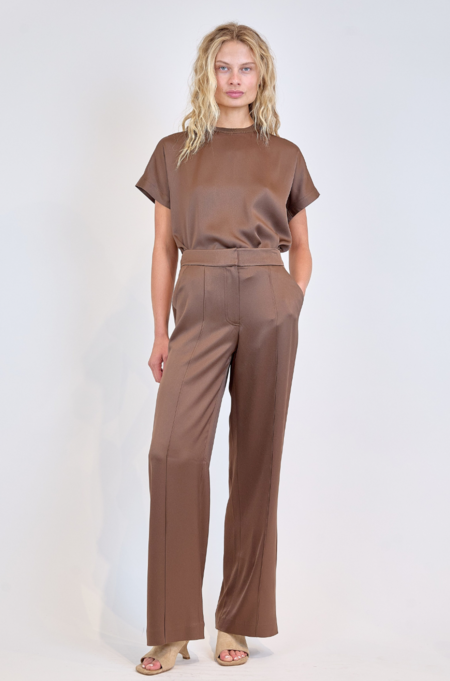 パンツ Jonathan Simkhai Kyra Wide Leg Pant SIMKHAI Kyra satin wide-leg pants | NET-A-PORTER