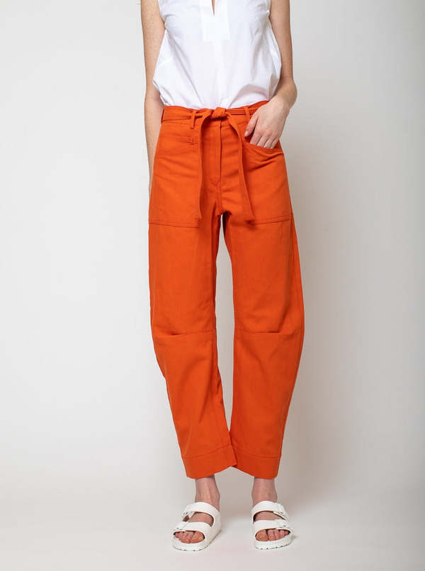 Odeeh Cropped Pants - White Odeeh Cropped Pants - White