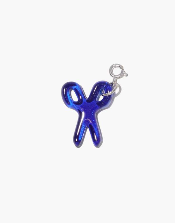 Cled Scissors Icon Charm - Blue Ocean