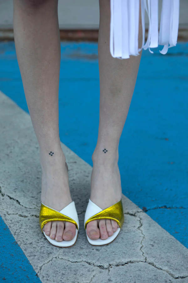 Maryam Nassir Zadeh Louise Heel - White Calf