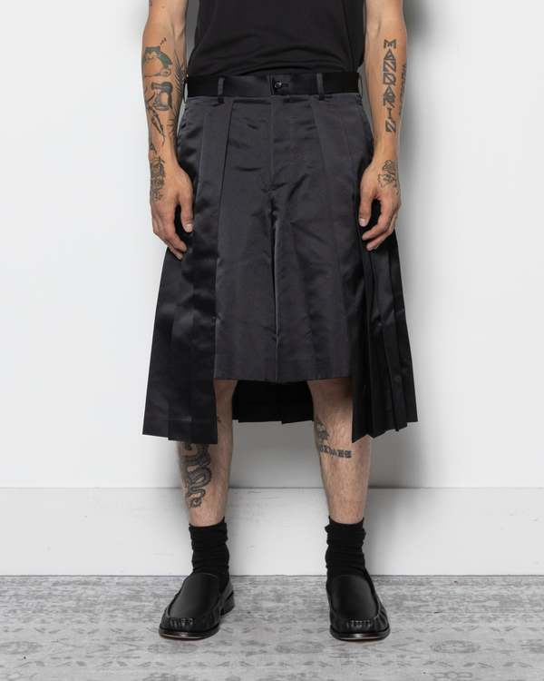 comme des garons homme plus Pleated Layer Shorts