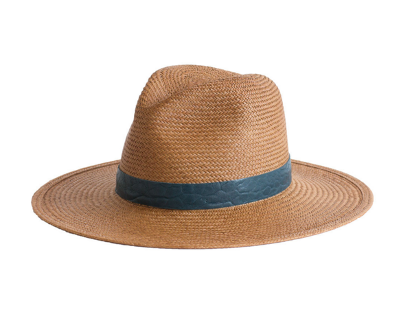 Janessa Leone Panton Short Brim Panama Straw Hat Janessa Leone Panton Hat | SWANK main image 3