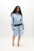 Baserange Matrix Stripe Claude Shirt Dress - Thumbnail 5