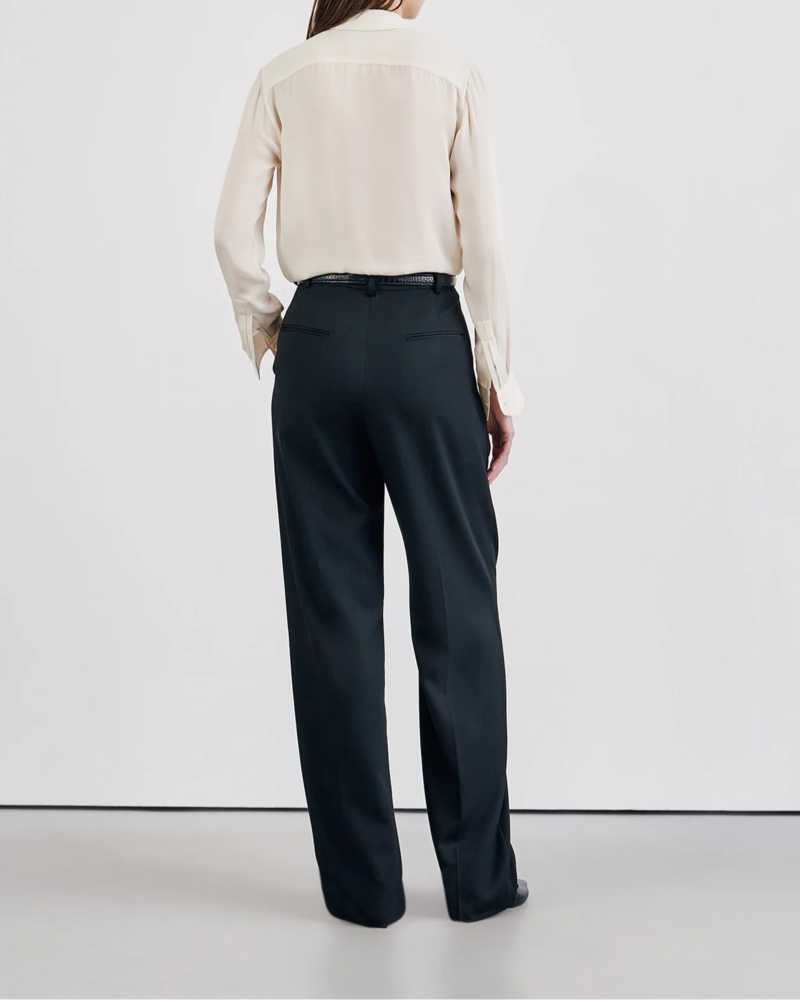 Nili Lotan Gaia Slim Silk Shirt - Ivory