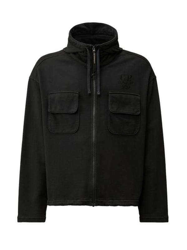 C.P. Company 17CMSS021A006372G995 Jacket - Black Sand