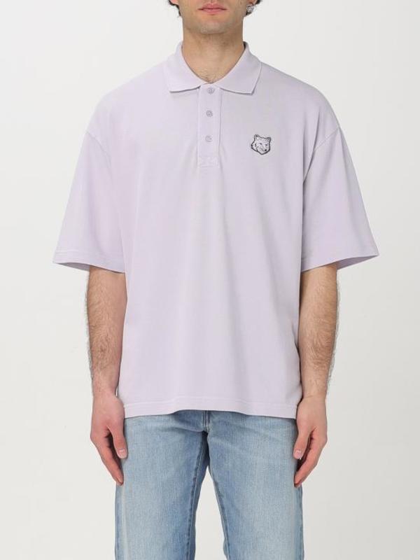 Maison Kitsun Polo Shirt - Soft Mauve