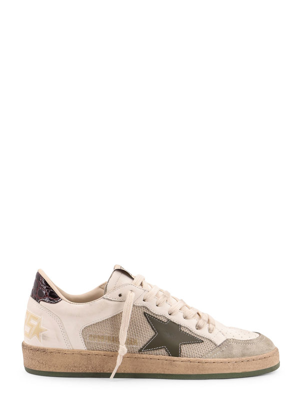 Golden Goose Ball Star Double Quarter Low-Top Leather Sneakers