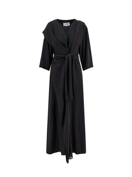 Mm6 maison margiela dummy print jersey midi dress | Garmentory
