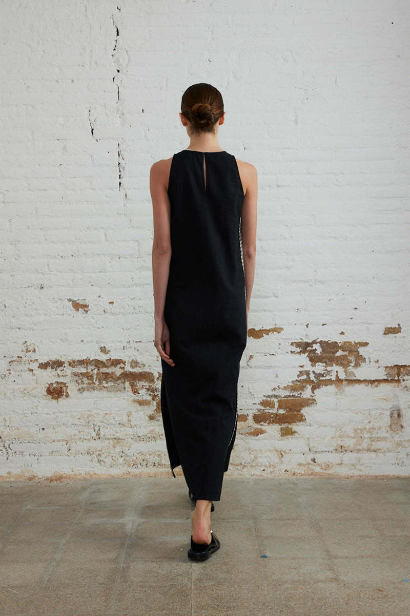 Linen Shift Maxi Dress | Garmentory