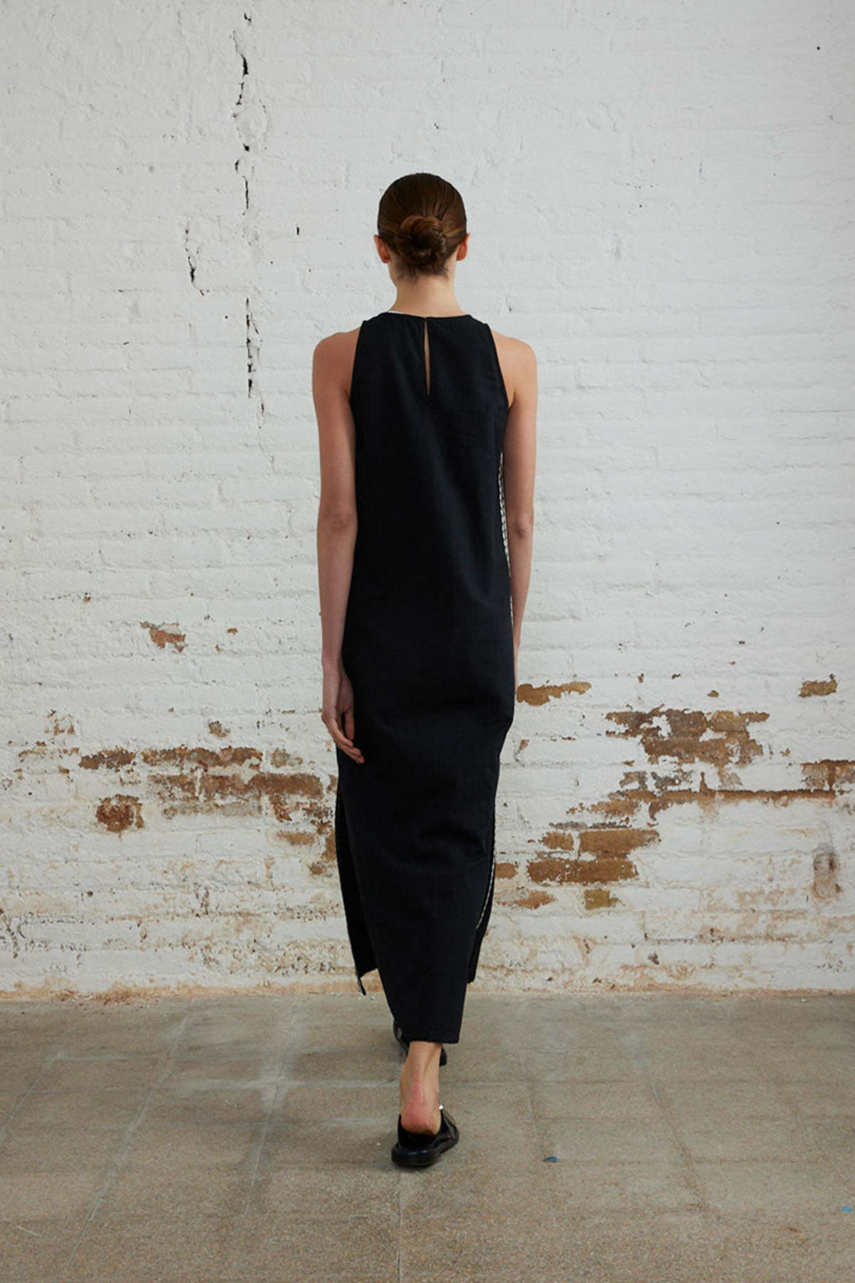 Linen Shift Maxi Dress | Garmentory